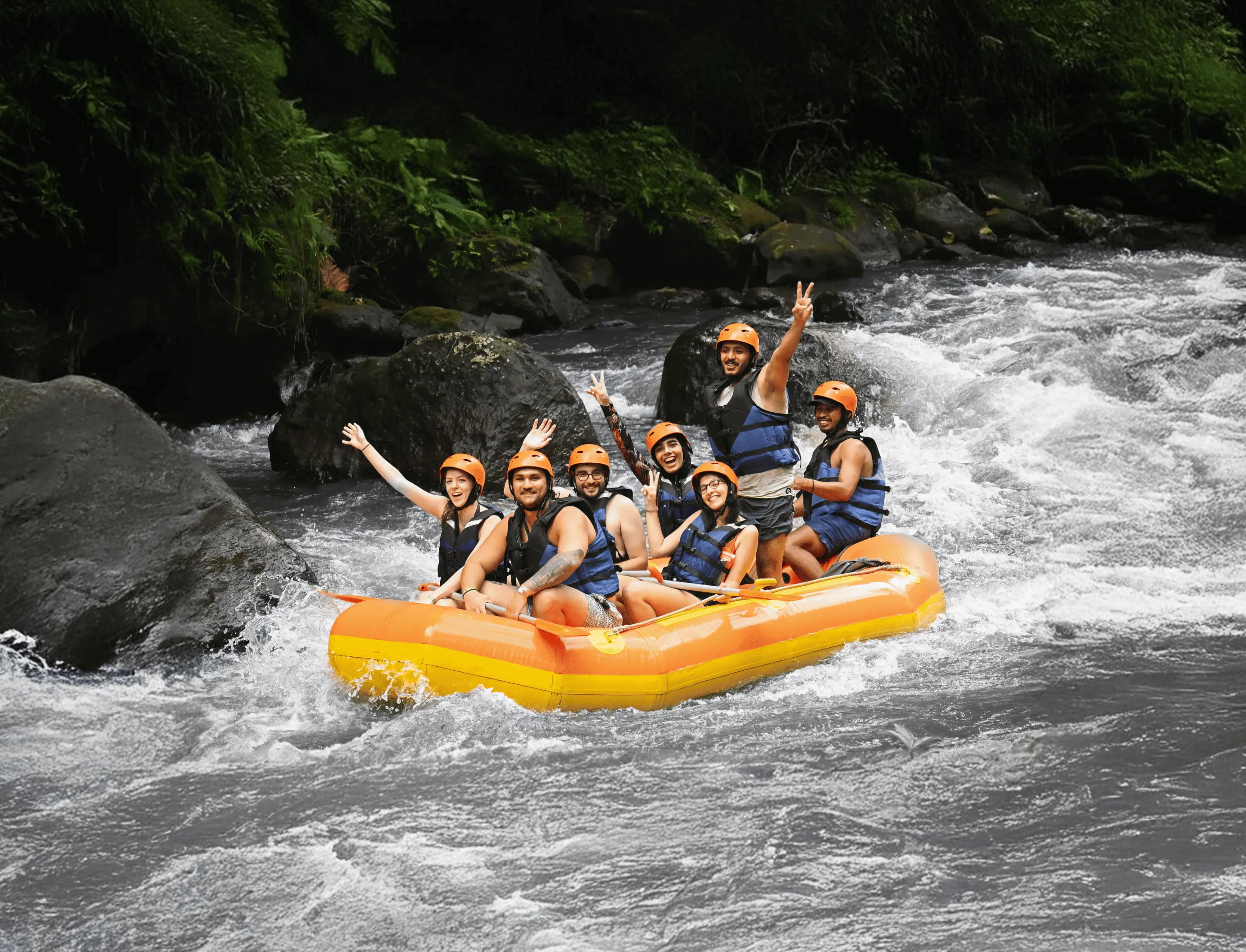 Rafting Adventure Hero Background